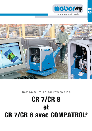 Planchas vibratorias reversibles weber mt CR 7 MSM