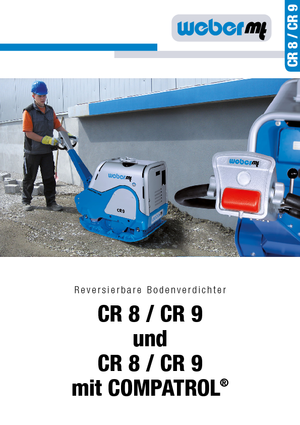 Planchas vibratorias reversibles weber mt CR 9 