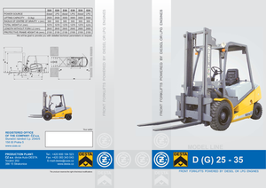 Carretillas elevadoras diesel Desta D 25