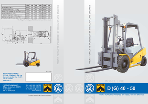 Carretillas elevadoras diesel Desta D 40