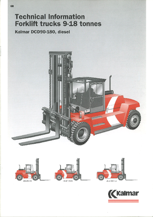 Carretillas elevadoras diesel Kalmar DCD160-6