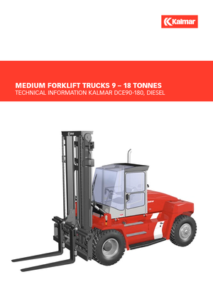 Carretillas elevadoras diesel Kalmar DCE 90-6