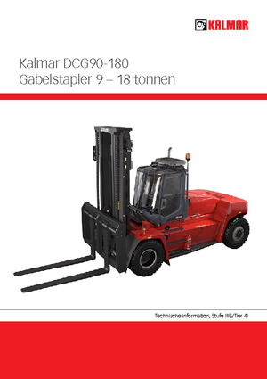 Carretillas elevadoras diesel Kalmar DCG 160-9
