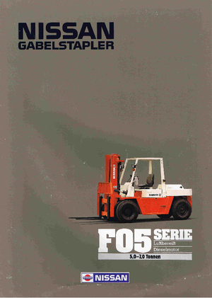 Carretillas elevadoras diesel Nissan DF 05 A 60 U