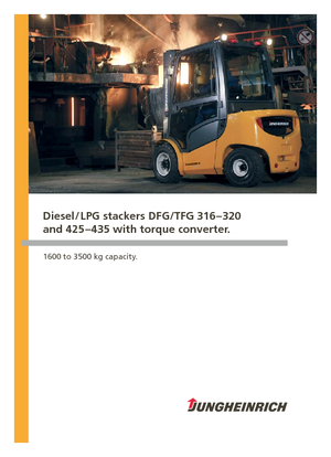 Carretillas elevadoras diesel Jungheinrich DFG 320s