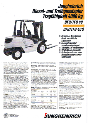 Carretillas elevadoras diesel Jungheinrich DFG 40(080MC)