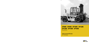 Carretillas elevadoras diesel Caterpillar DP150N