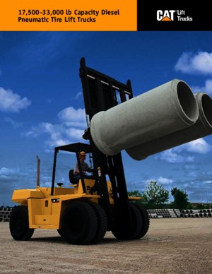 Carretillas elevadoras diesel Caterpillar DP80