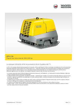 Planchas vibratorias reversibles Wacker Neuson DPU130Le