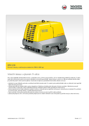 Planchas vibratorias reversibles Wacker Neuson DPU130Le