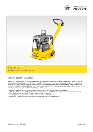 Planchas vibratorias reversibles Wacker Neuson DPU 2540H