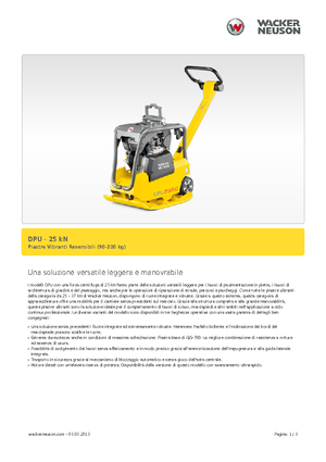 Planchas vibratorias reversibles Wacker Neuson DPU 2560Hts