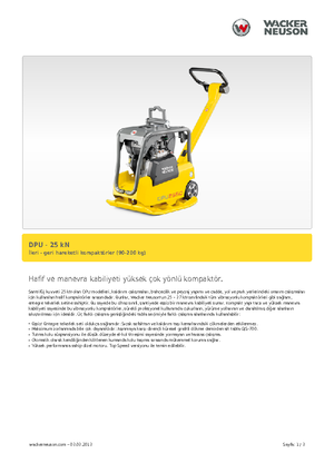 Planchas vibratorias reversibles Wacker Neuson DPU 2560Hts