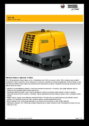 Planchas vibratorias reversibles Wacker Neuson DPU 130 r
