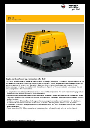 Planchas vibratorias reversibles Wacker Neuson DPU 130 r