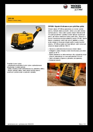 Planchas vibratorias reversibles Wacker Neuson DPU90 Lem 770