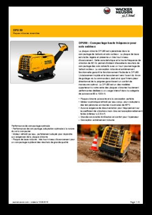Planchas vibratorias reversibles Wacker Neuson DPU90 Lem 770