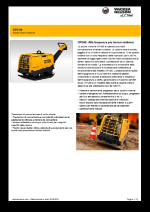 Planchas vibratorias reversibles Wacker Neuson DPU90 Lem 770
