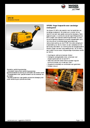 Planchas vibratorias reversibles Wacker Neuson DPU90 Lem 770