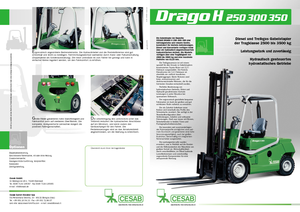 Carretillas elevadoras diesel Cesab Drago 350 H