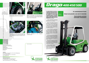 Carretillas elevadoras diesel Cesab Drago 400