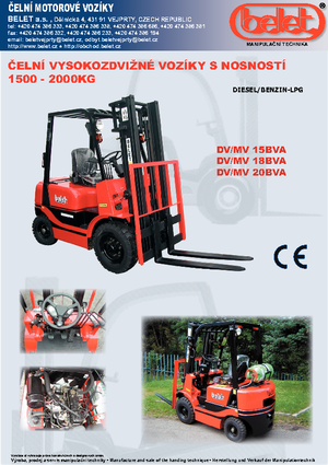 Carretillas elevadoras diesel Belet DV 18 BVA