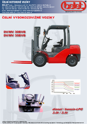 Carretillas elevadoras diesel Belet DV 30 BVB
