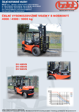 Carretillas elevadoras diesel Belet DV 50 BVB