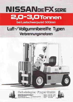 Carretillas elevadoras diesel Nissan EH 02 F 25 U