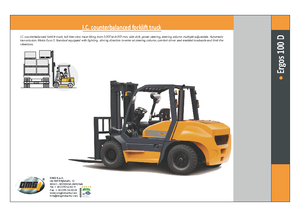 Carretillas elevadoras diesel OMG Ergos 100 D