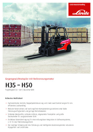 Carretillas elevadoras antidetonantes diesel Linde H 45/600 D 