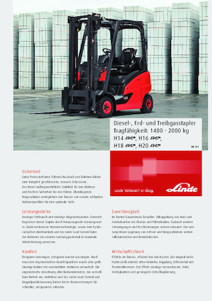 Carretillas elevadoras de gas Linde H50T EVO