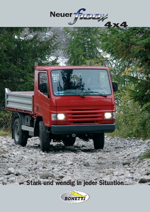 Tractores de uso municipal Bonetti F 100 X