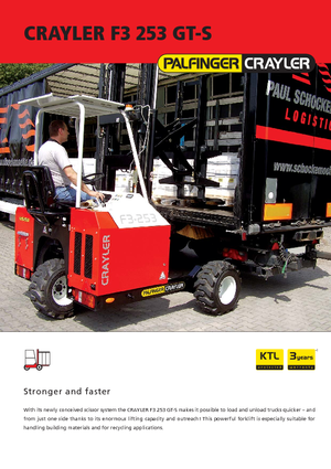 Carretillas elevadoras auxiliares diesel Palfinger F3 253 GT-S