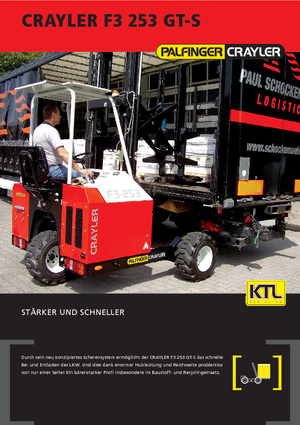 Carretillas elevadoras auxiliares diesel Palfinger F3 253 GT-S