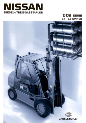 Carretillas elevadoras diesel Nissan FGD 02 A 30 Q