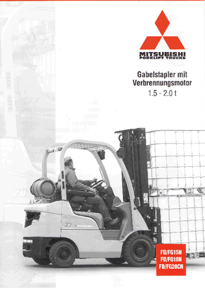 Carretillas elevadoras diesel Mitsubishi FD20CN