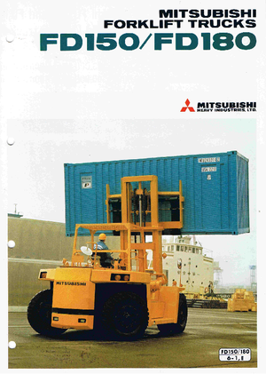 Carretillas elevadoras diesel Mitsubishi FD 150