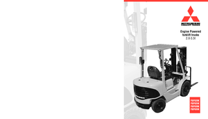 Carretillas elevadoras diesel Mitsubishi FD 30 K