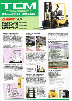 Carretillas elevadoras diesel TCM FD 25 Z 3 T