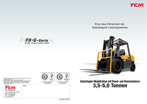 Carretillas elevadoras diesel TCM FD 35 T 2