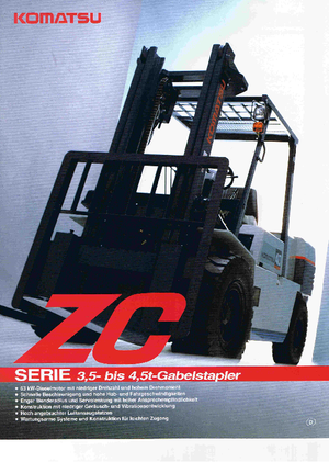 Carretillas elevadoras diesel Komatsu FD 40 ZT 5