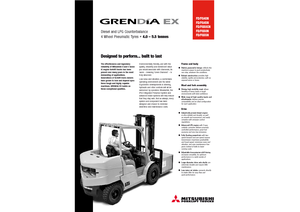 Carretillas elevadoras diesel Mitsubishi FD 45 N