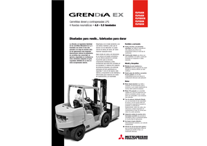 Carretillas elevadoras diesel Mitsubishi FD 40 N