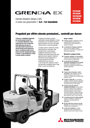 Carretillas elevadoras diesel Mitsubishi FD 50 CN