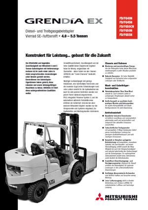 Carretillas elevadoras diesel Mitsubishi FD 50 CN