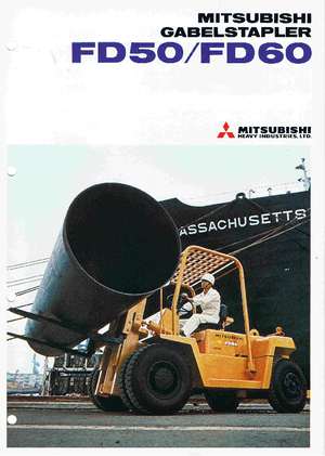 Carretillas elevadoras diesel Mitsubishi FD 50 CT