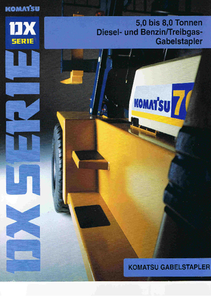 Carretillas elevadoras diesel Komatsu FD 60 H 6