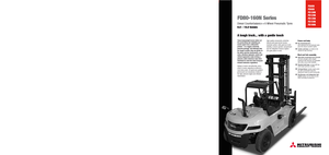 Carretillas elevadoras diesel Mitsubishi FD100N