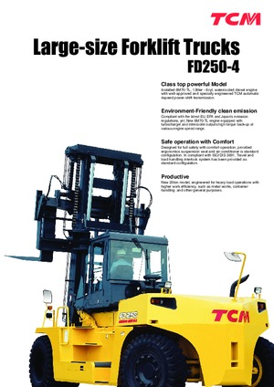 Carretillas elevadoras todo terreno TCM FD 250-4